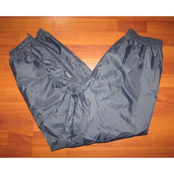 K-WAY Vintage Dark Blue Lined Splash Pants - Sz 8/M - Picture 1 of 9